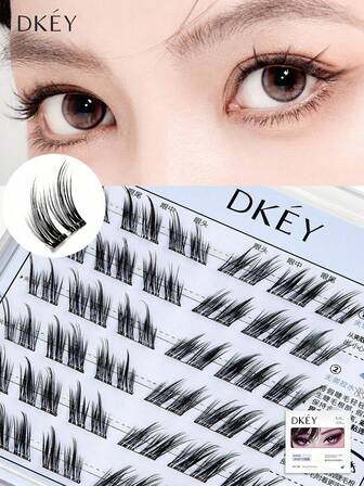 DKEY GLUE-FREE FALSE EYELASHES,ENLARGE EYES,FOR DAILY EYE MAKEUP USE