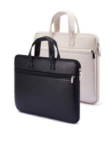 1个纯色休闲笔记本电脑内胆包，适用于13.3/14/15.4/15.6/16/17英寸笔记本电脑，兼容华为/苹果/惠普/海狮等品牌。 - 彩色 - 查看 1