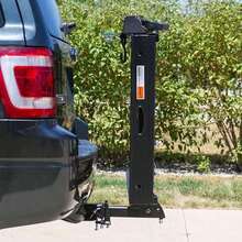 Steel Mobility Scooter & Wheelchair Carrier With Folding Ramp For Hitch Mount, High Capacity For Class III Or IV 2-Inch Receiver - 黑色 - 查看 4