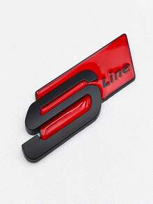 3D Metal S Line Logo Design Sticker, Fashion Car Decal With Badge And Logo, Fit For Audi S Line A1 A3 A4 A5 A7 Q2 Q5 Q7 TT SQ5 SQ7 B6 B7 - Multicolor - View 14