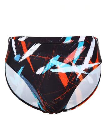 Herr Sommarmode Färgglada Randiga Högkvalitativa Avslappnade Badbyxor