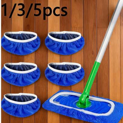 超强吸水可重复使用拖把垫，聚酯纤维清洁布，适用于干湿地面清洁，易于更换拖把垫，家用清洁，干湿擦拭 | 连接垫 | 清洁布，地板清洁拖把