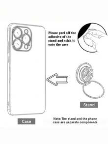 Capa de celular personalizada com assinatura, reforçada com quatro cantos cromados e suporte anti-queda. Colorida, moderna e kawaii, perfeita para presentear namorado(a), família e amigos. Ideal para presentear amigos e familiares. - Prata - Ver 5