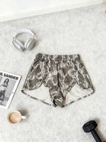 1PCS Camo Shorts, Womens Pajama Shorts, Gym Shorts For Women, Camping Work Out Y2k, Christmas Pajama Pjs, Shorts For Women, Biker Shorts Women, Running Shorts - 0.霧綠 - 查看 2