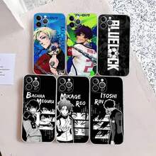 Funda clásica de anime B-Blue L-Lock compatible con  11 12 13 14 15 16 17 Pro Max Plus Air, transparente, a prueba de golpes, compatible con funda de  17, funda de  17 Pro, funda de  17 Pro Max - z1 - Ver 5