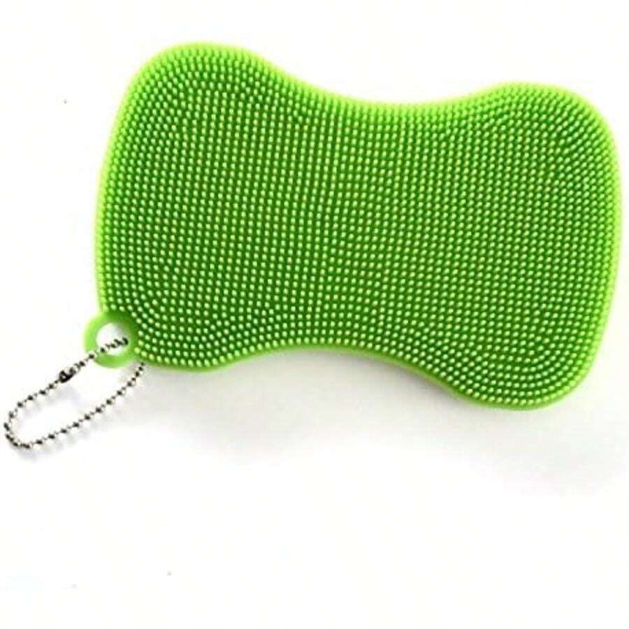 Norpro 1090 - Cepillo para Polvo de Silicona para Platos con Pajarita, Color(Verde) - Multicolor - Ver 1