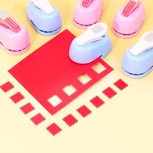 New Stamp Border DIY Punch Stamp Shape Craft Punch Embossing Machine Round Hole Punch Toothed Puncher Embosser - Multicolor - View 10