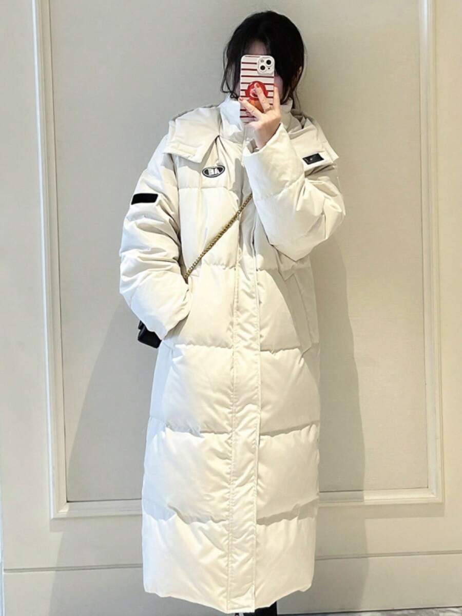 Women Down Coats - White - View 1