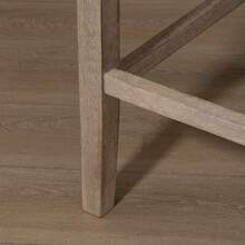 HOMCOM Set Of 2 Bar Stools With Backrest, Button Studs, Solid Wood, Including Footrest, 47 X 50 X 101, Grey + Natural - 1 - View 8