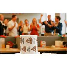 1pc 2-Ply/3-Ply/4-Ply Funny Novelty Toilet Paper, Creative Imitation Euro, Zebra, Poop, Heart-Shaped Wedding, Holding Hands Wedding, Coin Printed Toilet Paper Roll, Black Printed Toilet Paper Roll, Household Essential - Multicolor - View 11