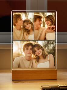 A Custom Spotify Decorated Plaque Personalized Gift, Custom Photo, Custom Gift, Him, Her, Custom Picture Frame, Boyfriend, Girlfriend, Couple, Wife, Women, Father's Day, Mother's Day On Anniversary Birthdays - Large Rectangular Stand 1-5 Diagrams + - View 14