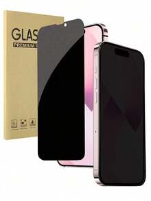 BOLLYMORE 2pcs Full Screen Privacy Anti-Spy Tempered Glass Screen Protector, Compatible With Iphone 17/16/15 Pro Max/14 Plus, Also Compatible With IPhone 16/15/14/13/11 Pro/X/XS Max/12 Mini/XR/6/7/8 Plus/SE2/SE3, Privacy Glass Screen Protector, Birthday Gift For Family And Friends, Essential Screen Protection Accessory Screen Protection Essentials, Applicable To Daily Shield, Office, Home Daily Shield Office Home Phone Screen Protector Phone Accessories Privacy Screen Protector Waterproof Shockproof Anti-Fall Scratch Resistant