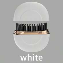 Diese Taschenkamm für glattes Haar mit fluffigem Pony ist praktisch zum Mitnehmen und für Reisen oder Notfälle geeignet. Er ist ein perfektes Geschenk für Männer und Frauen. - Weiss - Übersicht 8