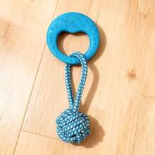 Pet Supplies Dog Toys, Handmade Woven Rope Toys, Interactive Play Toys, Chew Toys - Navy Blue - View 5