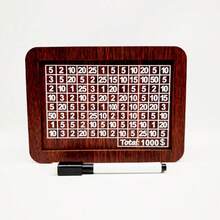 New Wooden Money Box Reusable Handmade Money Saving Box Crafts With Saving Money Goals Counter Coin Tray Storage Case Children - Multicolor - View 25