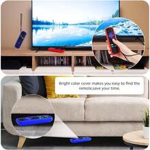 AWYY2 Pack Silicone Remote Case For Roku TV Compatible With Roku Brands Red And Dark Blue - Đỏ và Xanh đậm - Xem 4