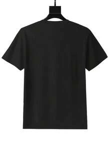 1 Casual Fashion T-Shirt For Men And Women, Mardi Gras Design With Lobster, Duck And Crocodile, Funny Casual T-Shirt For Women For Carnival Parties And Celebrations, 220g - 黑色 - 查看 3