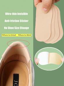 4 buc plasturi pentru repararea branțurilor de pantofi, autocolante autoadezive pentru protecție a călcâielor pentru pantofi sport, tocuri înalte, diverse tipuri de pantofi, lavabile, nu deteriorează