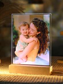 A Custom Spotify Decorated Plaque Personalized Gift, Custom Photo, Custom Gift, Him, Her, Custom Picture Frame, Boyfriend, Girlfriend, Couple, Wife, Women, Father's Day, Mother's Day On Anniversary Birthdays - Large Rectangular Stand 1-5 Diagrams + - View 4