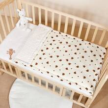 1件装四季通用婴儿加厚床垫垫层，柔软绒面面料，适用于春夏空调房、婴儿房，可机洗，双面可用 - 均碼63/115cm - 查看 8