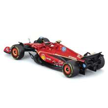 BURAGO 1:43 比例 2024 法拉利 SF24 F1 一级方程式赛车合金模型车，发条驱动，耐候塑料材质，按钮操作，收藏级玩具车 - #55 - 查看 8