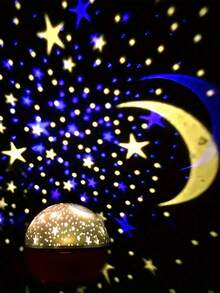 360 Degree Star And Moon Projector, Starlight Night Light Projector For Children's Room, 9 Modes, Colorful And Dreamy Starlight, Featuring The Moon And Stars - Create A Romantic Atmosphere, Perfect For Children's Room, Bedroom, Camping Or Party Decoration - Đèn chiếu sao và mặt trăng - Xem 4