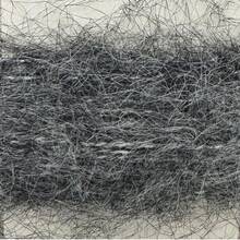 كرتان من خيوط الموهير الألباكا الناعمة الطويلة، لصناعة الكنزات والشالات والسترات، خيوط يدوية 25 جرام * 2 كرة - موهير الألبكة الأسود - مشاهدة 10