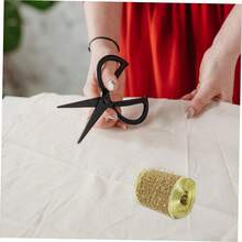 Cinta Decorativa Roja De Malla Brillante, Malla De Poliéster Roja 6.3cm 6m Para Manualidades Embalaje De Regalo DecoracióN De Fiestas Y NavideñOs - Dorado - Ver 4