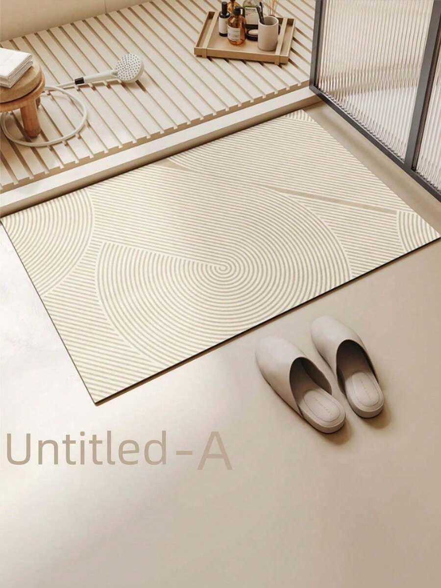 1 tấm thảm silicon kẻ sọc tối giản 40*60cm (dày 0.2cm) - Thảm chống trượt, nhanh khô, thấm hút tốt, thích hợp cho phòng tắm, nhà vệ sinh và lối vào. - Nhiều màu - Xem 1