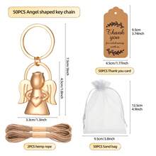 Angel Keychain, Baby Shower Party Favor, Wedding Guest Gift, Or Birthday Party Souvenir