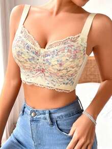 Women's Seamless Wireless Bra, Supportive And Comfortable - Champagne - View 3