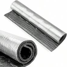 394 mil 10.76 sqft Car Heat Sound Deadener, Dampening Insulation, Firewall Heat Deadener, Noise Sound Deadener, Waterproof Sound Proof Sticker 40 inchx 40 inch - 1 m x 1 m, 40" x 40" - Ver 1