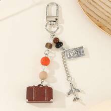 Travel Memory Keychain, Adventure Themed Keychain, Backpack And Luggage, Souvenir Style Traveler Gift, Travel Accessories For Passport And Keys