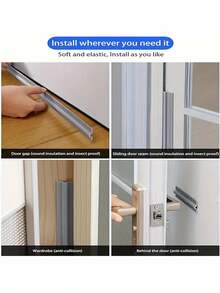 Miếng dán chống gió lùa cửa sổ, dụng cụ cách nhiệt chống gió lùa, miếng dán cách âm cửa sổ, băng dán chống gió lùa cửa sổ - Chống gió, chống bụi, chống thấm nước, giảm tiếng ồn - Nhiều màu - Xem 4