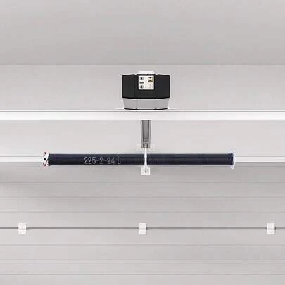 Garage Door Torsion Springs, Pair Of 0.225 X 2 X 24 In, 16000 Cycles, Electrophoresis Black Coated For Replacement, Garage Door Springs With Non-Slip Winding Bars, Gloves And Mounting Wrench