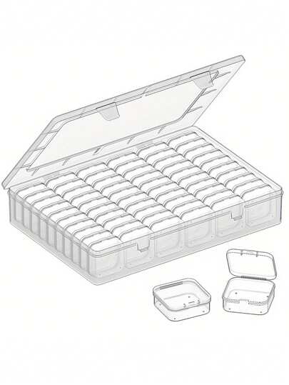 30pcs Of Small Jewelry Storage Boxes And Plastic Storage Boxes, Mini Transparent Jewelry Storage Boxes With Opening And Closing Lids And Rectangles, For Making DIY Jewelry Craft Nails For Bracelets,Room Décor