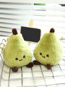 1pc Plush Pear Shaped Backpack Hanging Ornament, Cute Plush Keychain, Keyring, Soft Plush Keychain Accessory, Women Keychain, Small Gift, Birthday Gift, Couple Gift, Event Souvenir, Party Favor, Gift For Friends