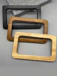 Wooden Bag Strap, DIY Handbag Accessory, Suitable For Handmade Bags And Wallets, Old Bag Renovation, Craft Materials, Bag Modification, Universal Style, Smooth Wood, Wear-Resistant And Durable, Handmade Craft, Artistic Fresh, Natural Style, Suitable For Beach Bags, Shopping Bags - Multicolor - View 7