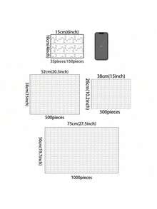 1pc Customized Photo Puzzle, Personalized Photo Collage Service Providing 35 To 1000 Photos, Party Gift, Anniversary Gift, Teacher's Day Gift (For Family And Friends), Christmas Gift (For Family And Friends), Room Decor, Party Decor, Wedding Decor (150-Piece Puzzle Is Smaller Than 35-Piece, But Maintains The Same Overall Size.)