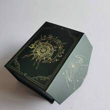 1个斋月派对用品磁性塔罗牌收纳盒、珠宝盒、小容器