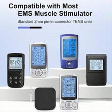 TENS Unit Replacement Pads, TENS Unit Pads 2x2inch 20 Pcs Reusable Self-Adhesive Electrodes Pads - 彩色 - 查看 2