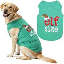 Parisian Pet Funny Christmas Holiday Dog Cat Pet Shirts tee Tanks - Naughty or Nice, , Size, Santa's Helper, Sorry Santa I Ate Your  (, )(Elf Size M) - Multicolor - Ver 2