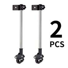 Adjustable Umbrella Holder – Tool-Free Mounting Clamp For Wheelchairs, Walkers, Rollators, Bikes, Prams And Strollers - Black and White - View 13