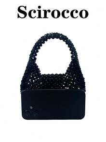 Autumn/Winter New Luxury Handmade Beaded Mini Bead Bag, Shiny Handbag For Party