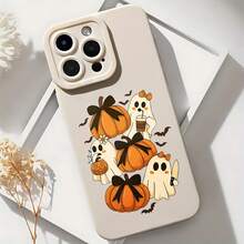 2026 nueva funda de teléfono esmerilada, funda de teléfono con impresión de fantasma y calabaza de Halloween para iPhone 17 15 14 13 12 11 Pro Max Plus  Galaxy S23 S22 S21 S20 Note 20 10, funda de teléfono para parejas, regalo para él y ella, regalo de San Valentín, cumpleaños, festivo - Azul Klein - Ver 6