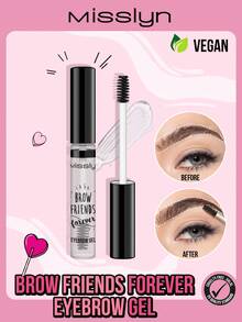 Misslyn Brow Friends Forever-Eyebrow Gel:Brow Friends Forever Eyebrow Gel,Create Defined Look, Seperate Brows And Lashes For A Glossy Look, Long-Wear, No Redisue,Three-Dimensional Eyebrow, Easy To Use., Y2K Makeup,Vegan,Cruelty Free Party Beach Travel Holiday Camping Outdoors Present Rose Fashion Girl New Year Cosmetic Cosplay Best Trip Festivals Color Fancy Campus School Charm Vibe Cny Chinese New Year, Valentine's Day Gifts