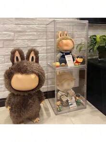 1pc Transparent Display Case, Suitable For Large Plush Toys, Acrylic Clear Display Cabinet, Candy Decor Storage Box, Used For Organizing And Displaying Plush Toys, Dust-Proof And Waterproof Storage - Multicolor - View 5