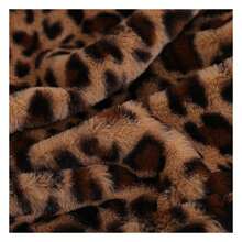 UKELER Leopard Throw Blanket 50''x60'', 480 GSM Double Sided Faux Fur Blankets And Throws For Bed Sofa Travel And Camping, Super Soft Cozy Fluffy Plush Blanket, Cheetah Print Blankets For All Seasons, Soft Flannel Blanket - Multiple Sizes, Cozy Must-Have - 彩色 - 查看 5
