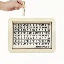 New Wooden Money Box Reusable Handmade Money Saving Box Crafts With Saving Money Goals Counter Coin Tray Storage Case Children - Multicolor - View 1