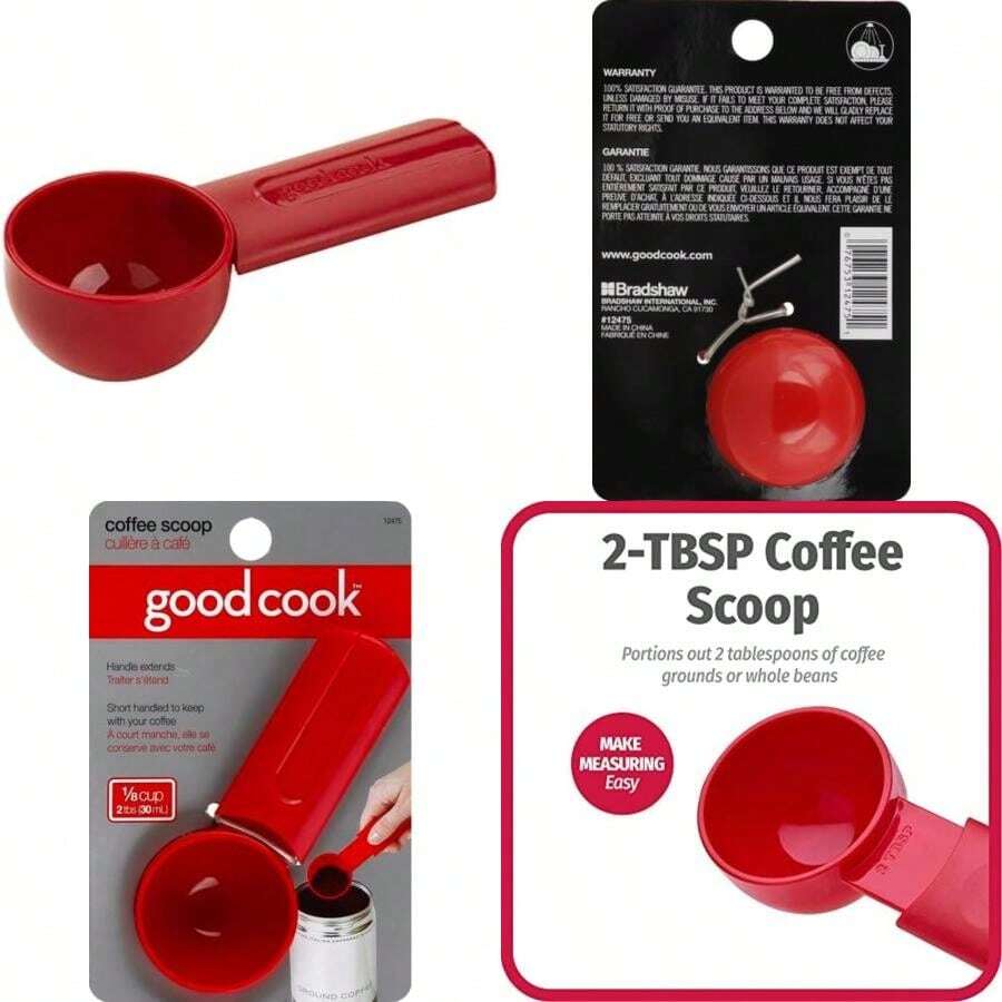 Good Cook - Cuchara extensible para café, 2 cucharadas(Plateado) - Multicolor - Ver 1